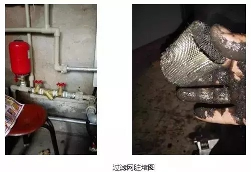 空氣源熱泵中過濾網臟堵圖 空氣源熱泵中過濾網臟堵圖